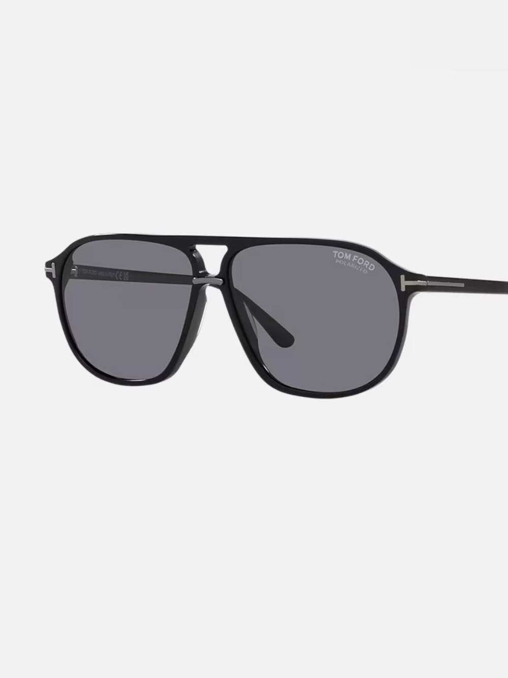 Tom Ford Men's Sunglasses - Black Frame, Gray Lenses